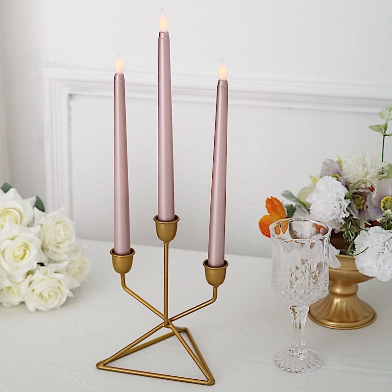 3 pcs 11" tall LED Flameless Taper Candles Lights