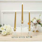 3 pcs 11" tall LED Flameless Taper Candles Lights