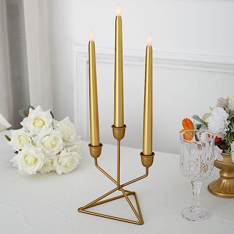 3 pcs 11" tall LED Flameless Taper Candles Lights