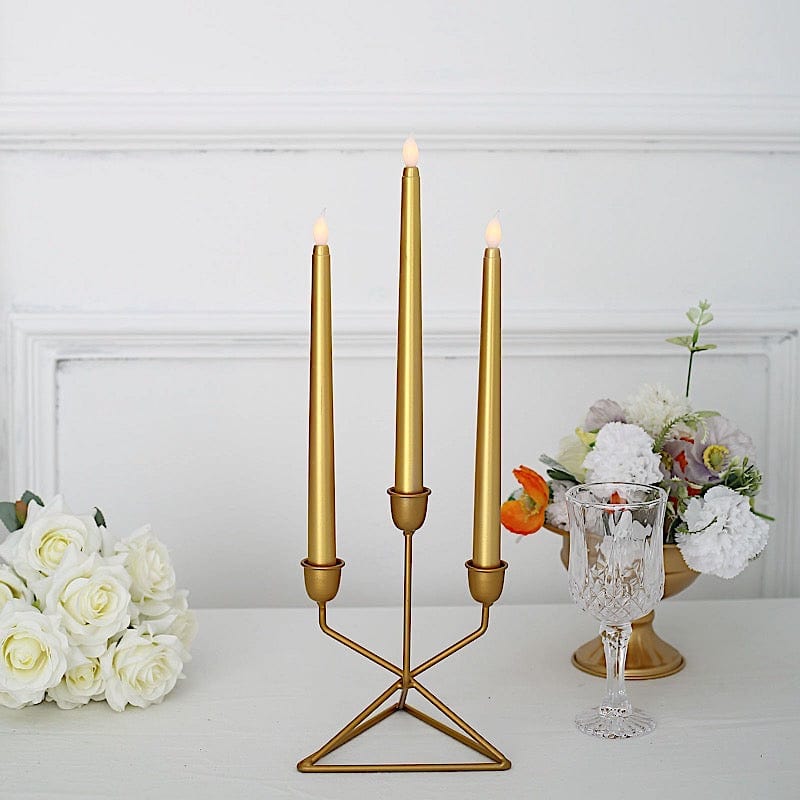 3 pcs 11" tall LED Flameless Taper Candles Lights
