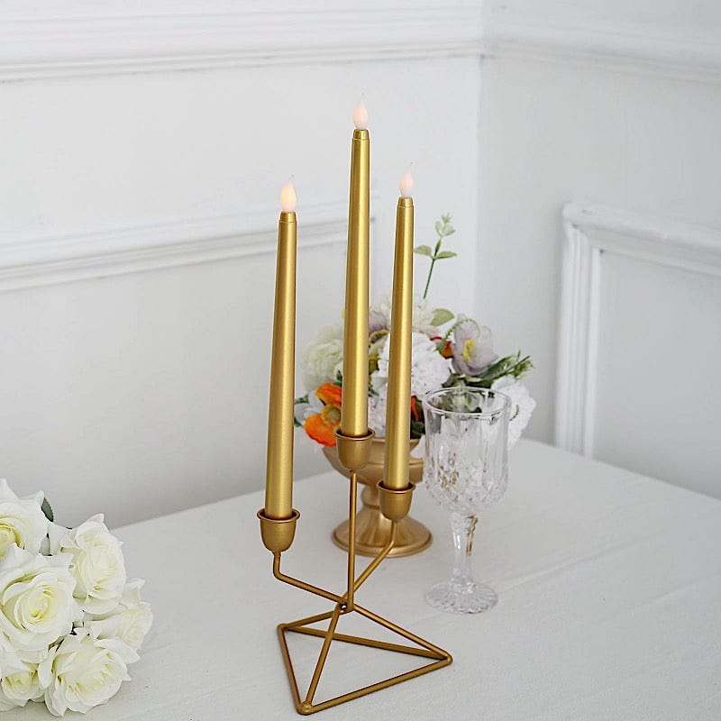 3 pcs 11" tall LED Flameless Taper Candles Lights