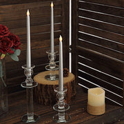 3 pcs 11" tall LED Flameless Taper Candles Lights
