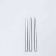 3 pcs 11" tall LED Flameless Taper Candles Lights