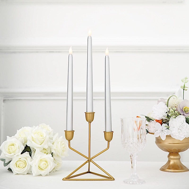 3 pcs 11" tall LED Flameless Taper Candles Lights