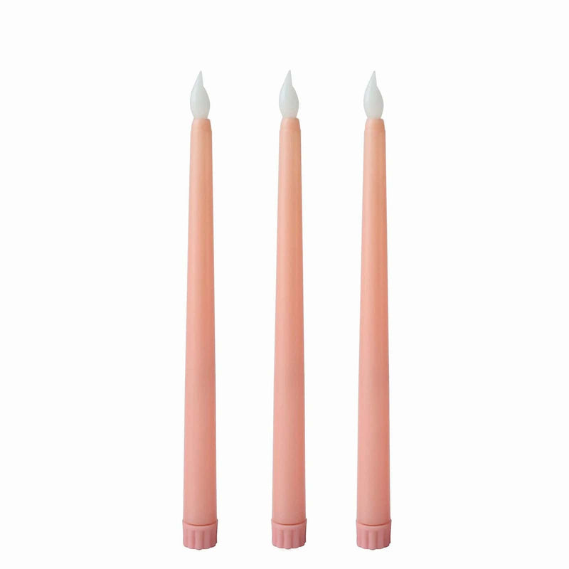 3 pcs 11" tall LED Flameless Taper Candles Lights LED_CAND_TP01_046