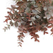 3 pcs 13" Artificial Eucalyptus Bushes Faux Greenery Stems - Green and Red ARTI_GRN03_03