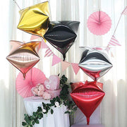 3 pcs 16" tall 4D Diamond Mylar Foil Balloons
