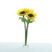 3 pcs 17" tall Faux Silk Sunflower Stems - Yellow ARTI_SUN_001_YEL