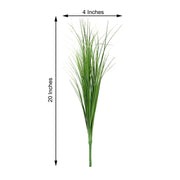 3 pcs 20" Artificial Faux Grass Sprays Stems - Green ARTI_FERN_006_20_GRN