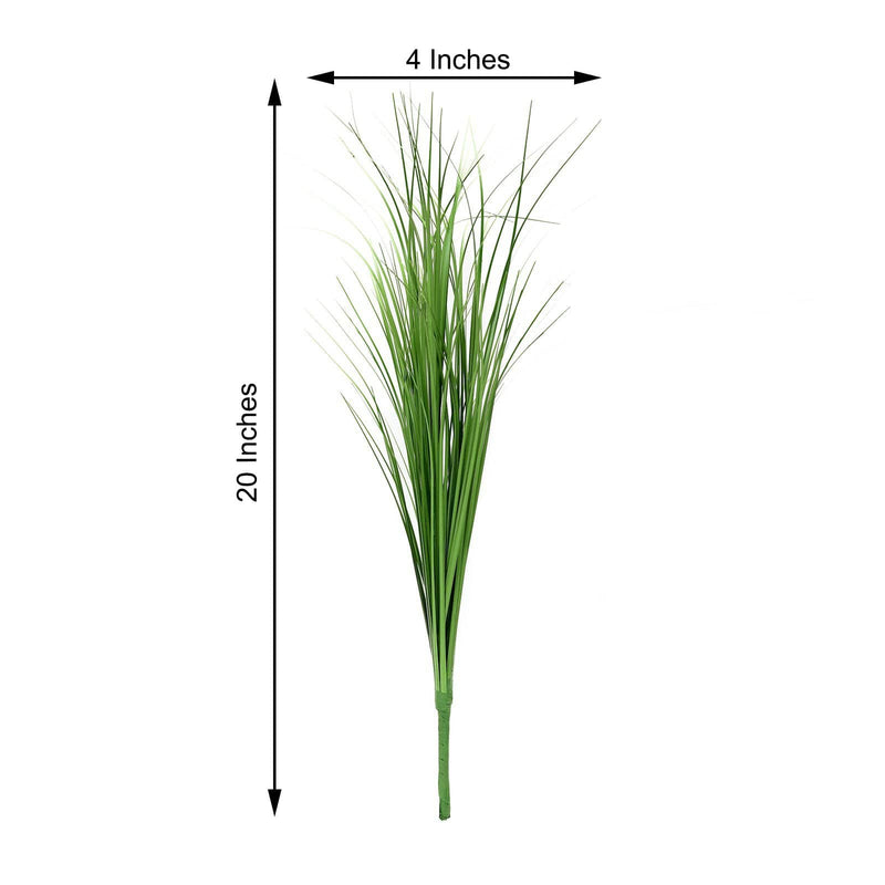 3 pcs 20" Artificial Faux Grass Sprays Stems - Green ARTI_FERN_006_20_GRN