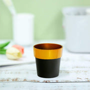 3 pcs 3" tall Metallic Round Plastic Flower Plant Pots