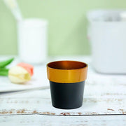 3 pcs 3" tall Metallic Round Plastic Flower Plant Pots