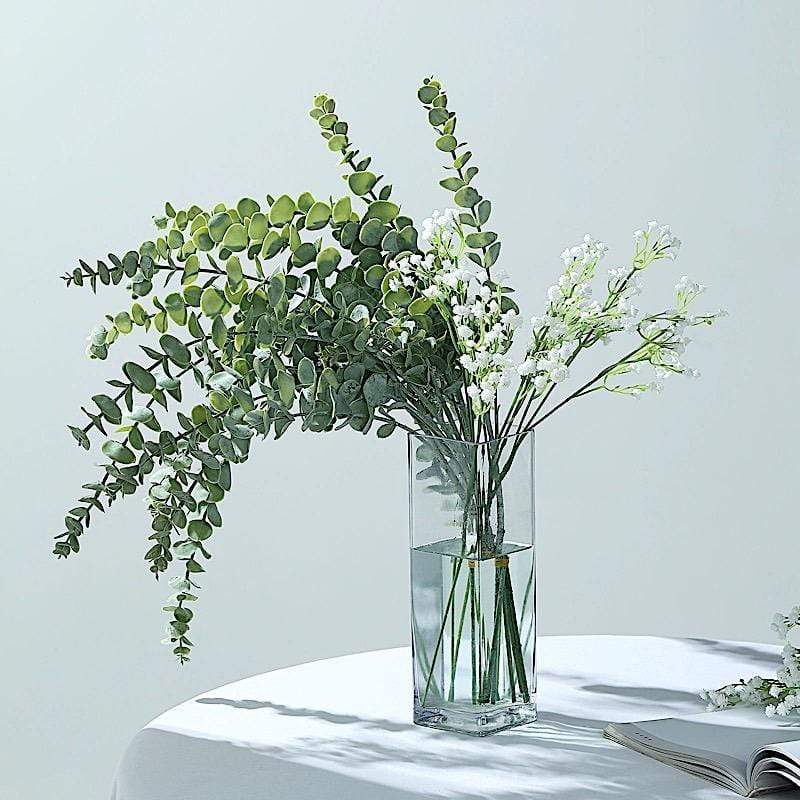 3 pcs 30" Artificial Eucalyptus Leaves Sprays Stems - Frosted Green ARTI_GRN_05_01