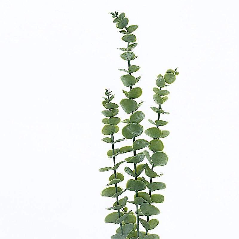 3 pcs 30" Artificial Eucalyptus Leaves Sprays Stems - Frosted Green ARTI_GRN_05_01