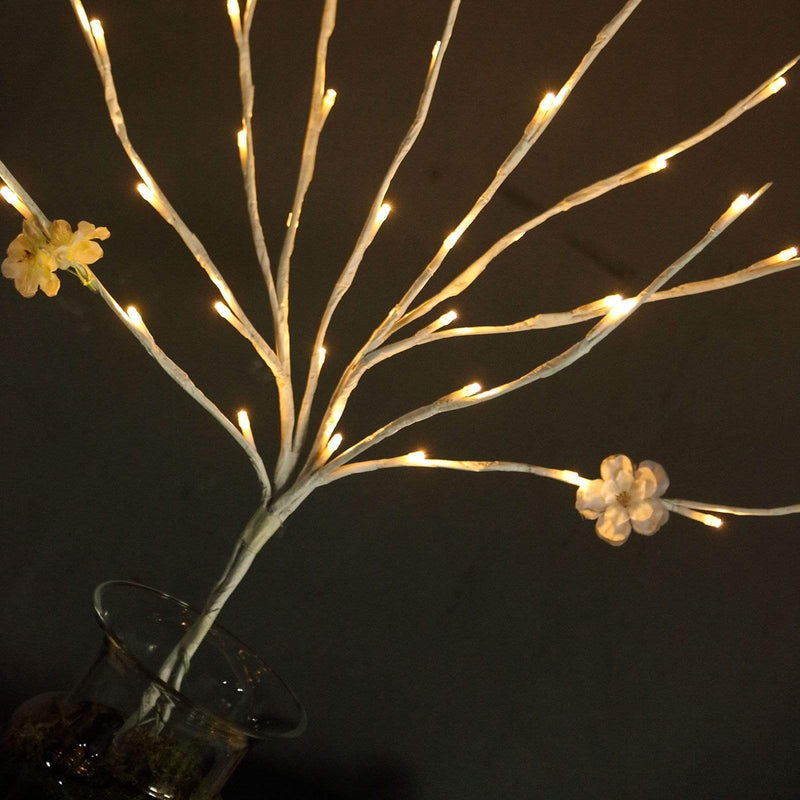 3 LED Trees 31" Battery Operated Lighted Artificial Branches