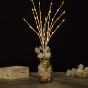 3 pcs 31" tall Branches with 60 LED Lights - White LED_BRCH02_WHT