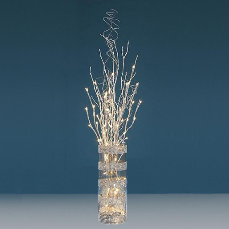 3 pcs 31" tall Branches with 60 LED Lights - White LED_BRCH02_WHT