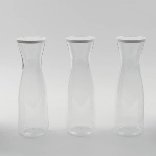 glass carafe with lid, drink pitcher and plastic carafe lid for