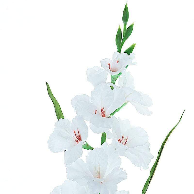 3 pcs 36" Silk Gladiolus Artificial Flower Spray Stems