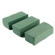 3 pcs 9" long Wet Foam Rectangular Floral Blocks - Green FOAM_ARTI_BRK01