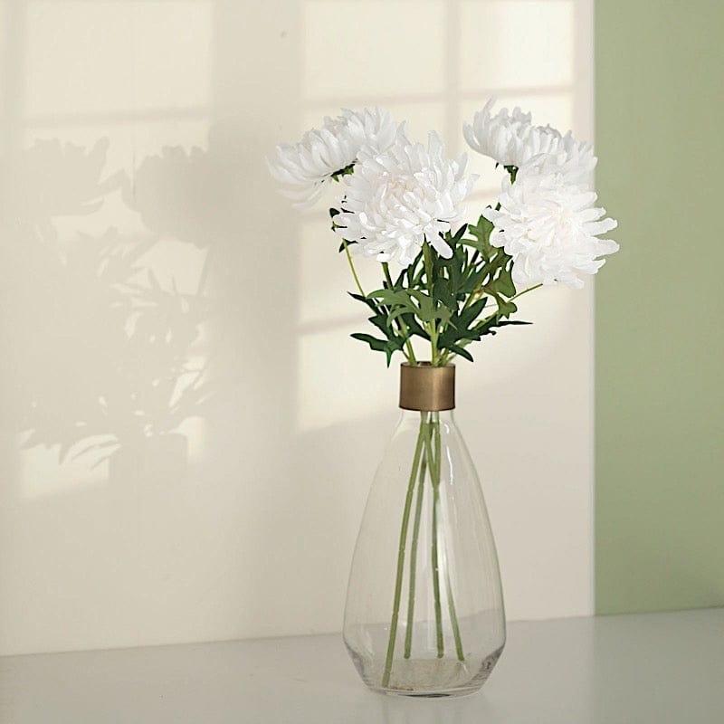 3 Stems 27" Silk Artificial Chrysanthemum Flowers