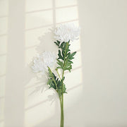 3 Stems 27" Silk Artificial Chrysanthemum Flowers