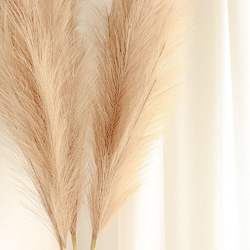3 Stems 44" Artificial Pampas Grass Faux Plant Sprays