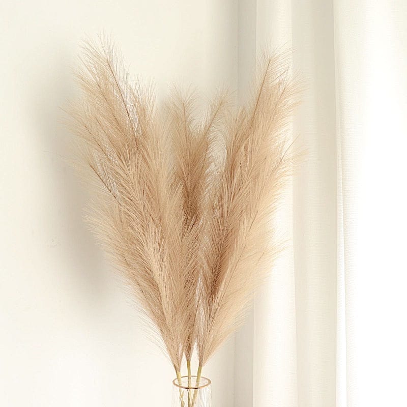 3 Stems 44" Artificial Pampas Grass Faux Plant Sprays
