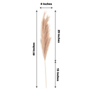 3 Stems 44" Artificial Pampas Grass Faux Plant Sprays