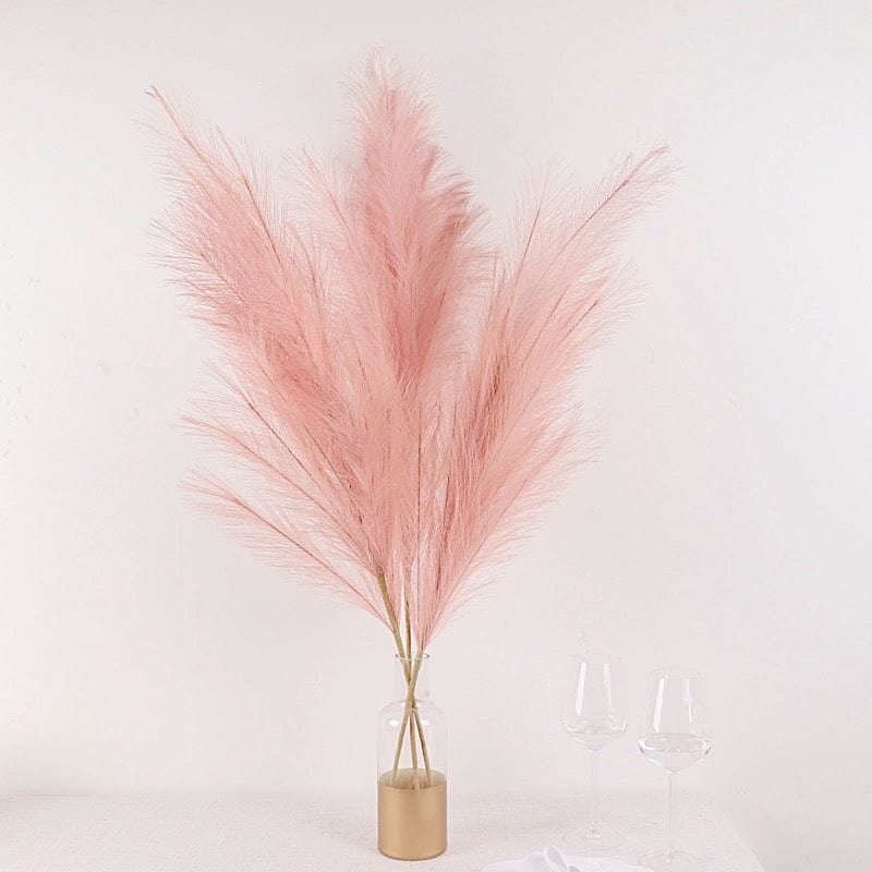 3 Stems 44" Artificial Pampas Grass Faux Plant Sprays