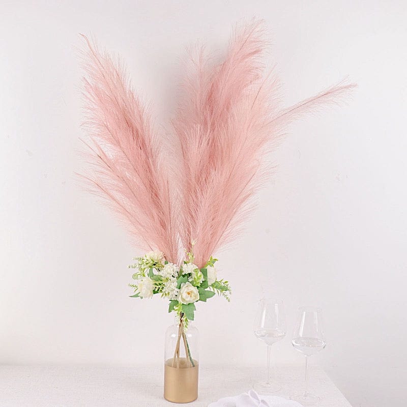 3 Stems 44" Artificial Pampas Grass Faux Plant Sprays