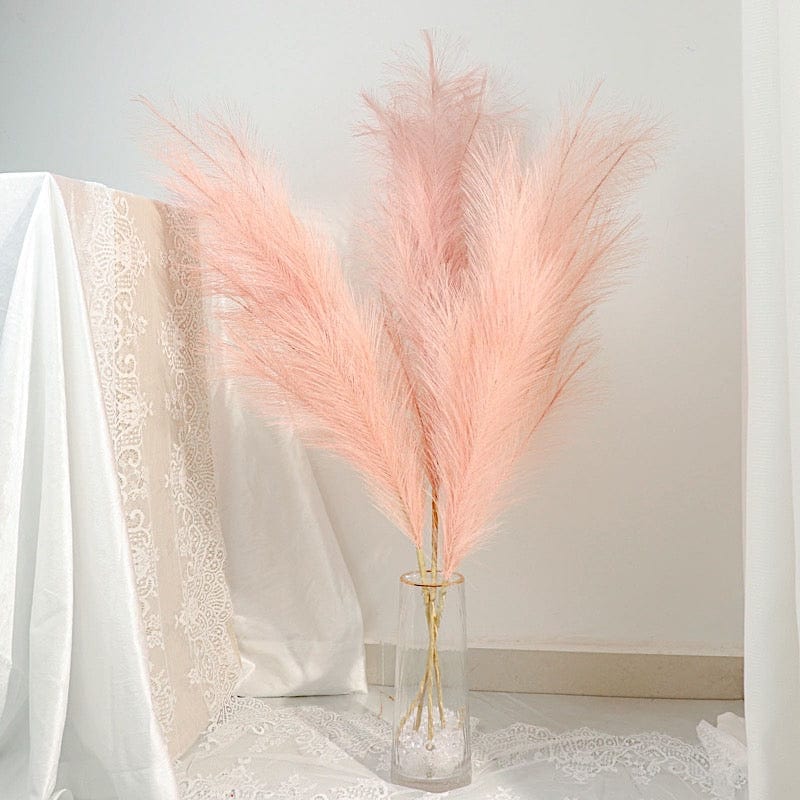 3 Stems 44" Artificial Pampas Grass Faux Plant Sprays