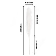 3 Stems 44" Artificial Pampas Grass Faux Plant Sprays