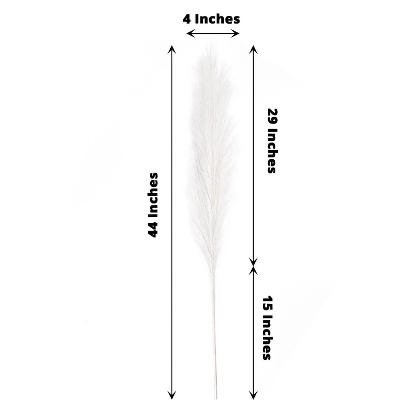 3 Stems 44" Artificial Pampas Grass Faux Plant Sprays