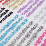 3 strips Stick on Diamond Stickers Self-Adhesive Gems
