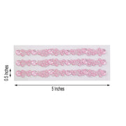 3 strips Stick on Diamond Stickers Self-Adhesive Gems