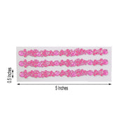 3 strips Stick on Diamond Stickers Self-Adhesive Gems