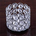 3" tall Crystal Beaded Votive Tealight Candle Holder