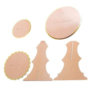 3 Tier 13" tall Cardboard Cupcake Stand Dessert Holder Set