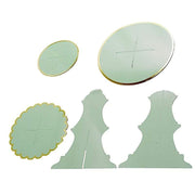 3 Tier 13" tall Cardboard Cupcake Stand Dessert Holder Set