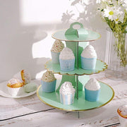 3 Tier 13" tall Cardboard Cupcake Stand Dessert Holder Set