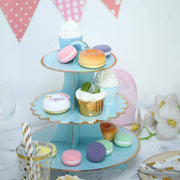 3 Tier 13" tall Cardboard Cupcake Stand Dessert Holder Set