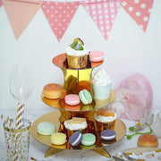3 Tier 14" tall Cardboard Cupcake Stand Dessert Holder Set