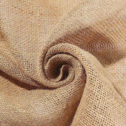 30 ft Natural Burlap Aisle Runner with Floral Lace - Light Brown and White RUNER_JUTE01_NAT_40