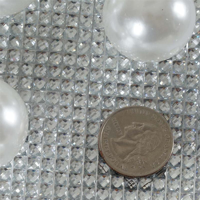 30 mm or 1.18" wide Faux Pearls