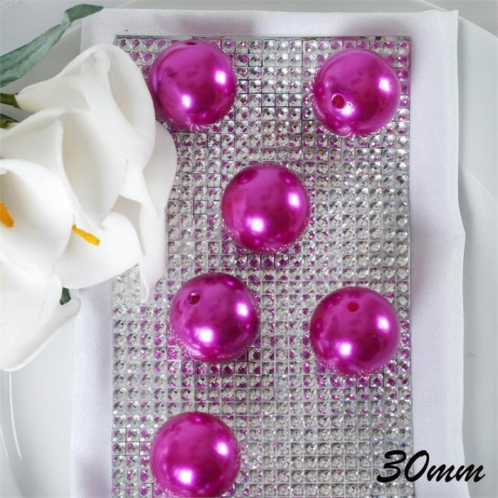 30 mm or 1.18" wide Faux Pearls BEAD_30M_033