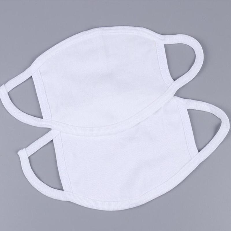 30 pcs 3-Layer Cotton Face Masks Extra Soft Washable Protective Covers - White CARE_MASK05