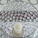 30" tall Crystal Beaded Goblet Ball Candle Holder Centerpiece