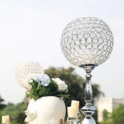 30" tall Crystal Beaded Goblet Ball Candle Holder Centerpiece