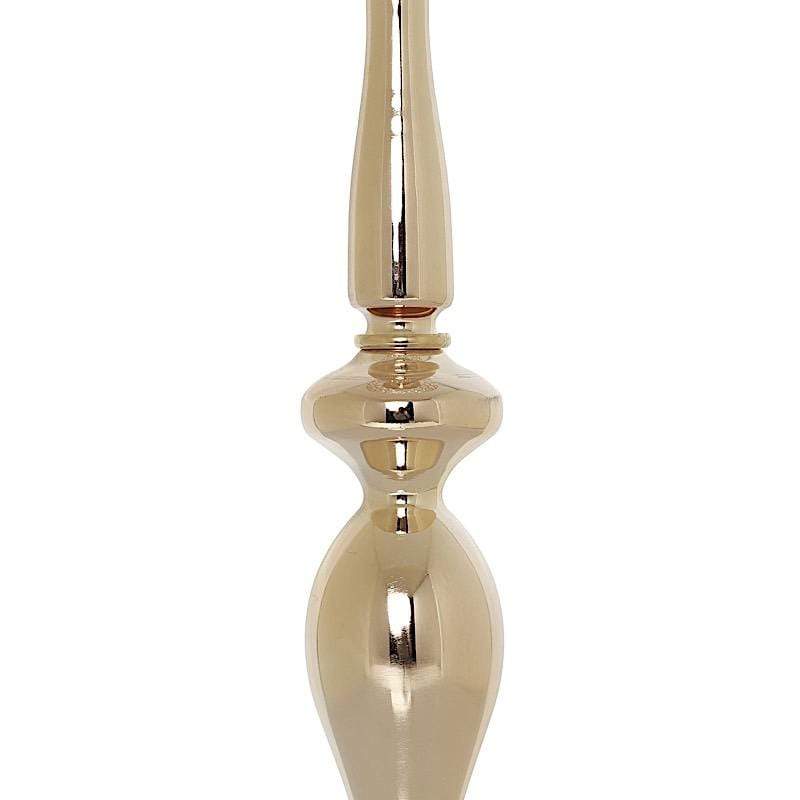 30" tall Crystal Beaded Goblet Ball Candle Holder Centerpiece